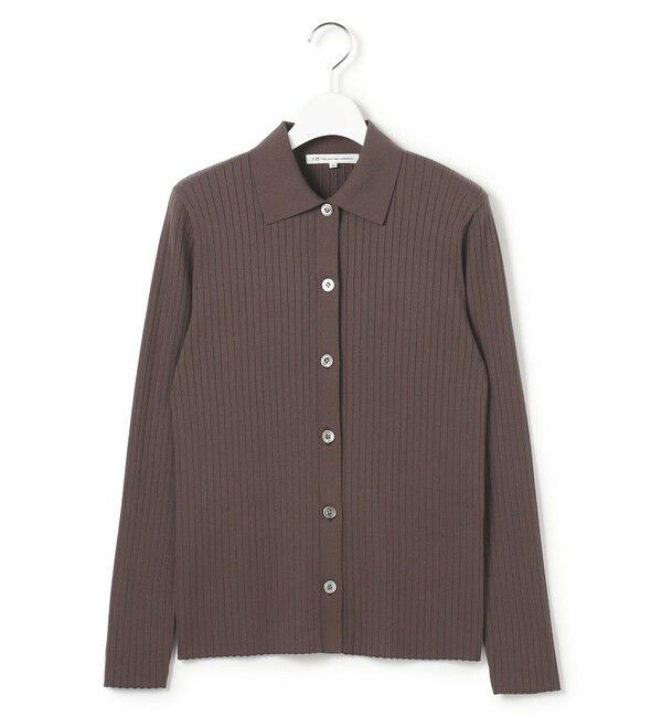 23区「ワイドリブ ポロニット」|ニット・セーター|