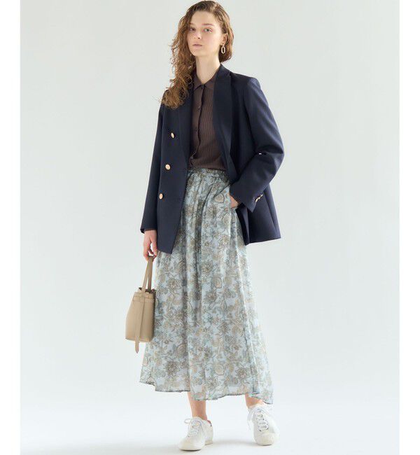 23区「ワイドリブ ポロニット」|ニット・セーター|