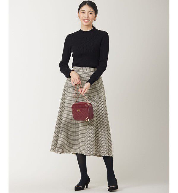 any SiS「【大人百花・美人百花掲載】ガンクラブフリンジ スカート」|スカート|