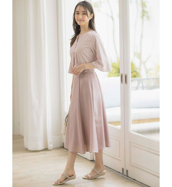 any SiS「【速乾・接触冷感】スムージーポリエステル フレアスカート」|スカート|