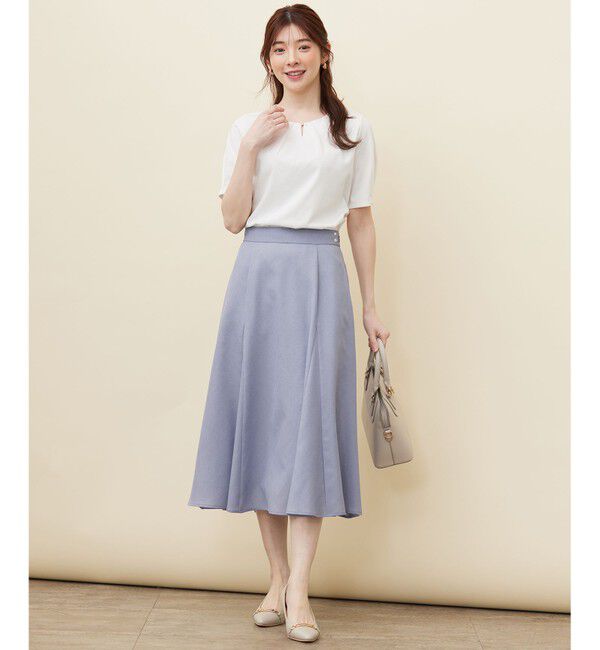 any SiS「【速乾・接触冷感】スムージーポリエステル フレアスカート」|スカート|