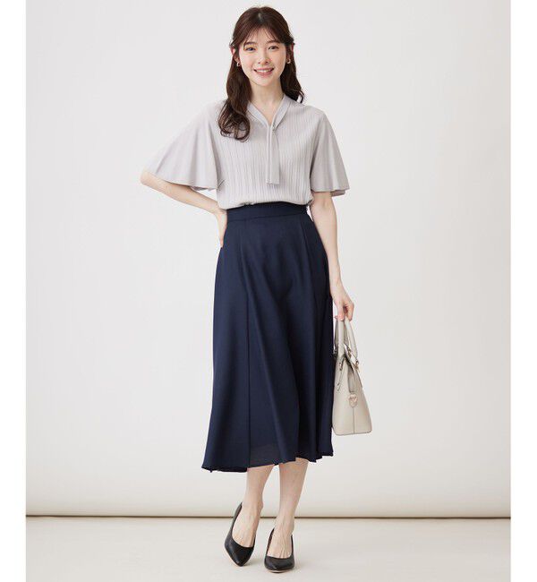 any SiS「【速乾・接触冷感】スムージーポリエステル フレアスカート」|スカート|