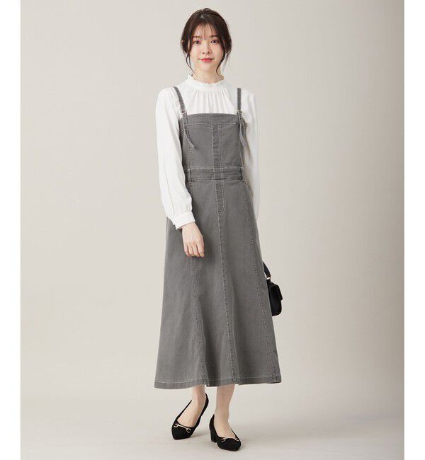 ANY SIS「【洗える】ストレッチライトデニム ワンピース」|ワンピース|