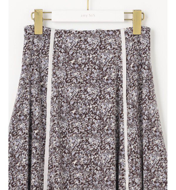 ANY SIS「【洗える】ラインポイントフラワー スカート」|スカート|