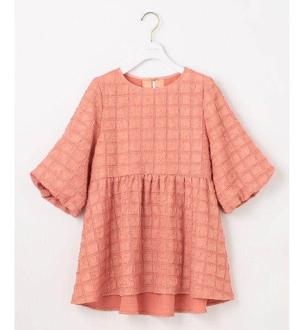 ANY SIS「【洗える】ワッフルライクフクレジャカード チュニック」|Tシャツ・カットソー|