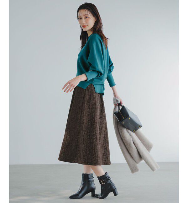 ANY SIS「ジャカードフレア スカート」|スカート|