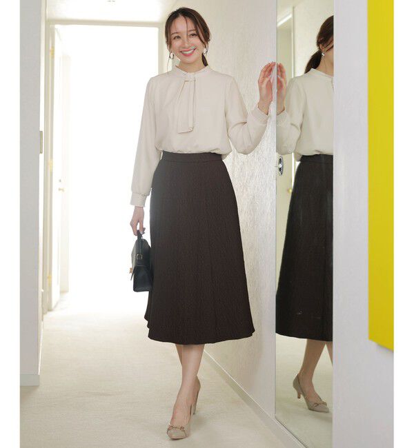 ANY SIS「ジャカードフレア スカート」|スカート|