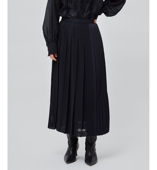 BEIGE,「MOYE / プリーツスカート」|スカート|Navy&times;Navy