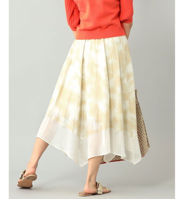 GRACE CONTINENTAL「タイダイプリントフレアスカート」|スカート|