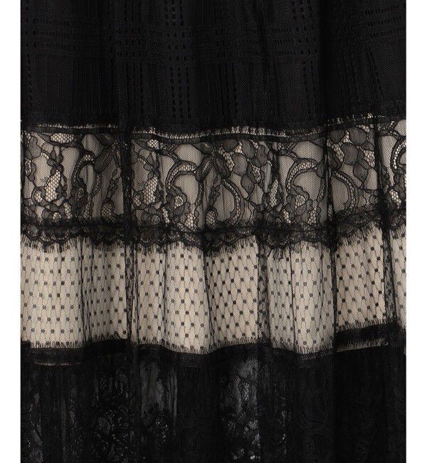 Grace Class「レース切替メッシュスカート」|スカート|