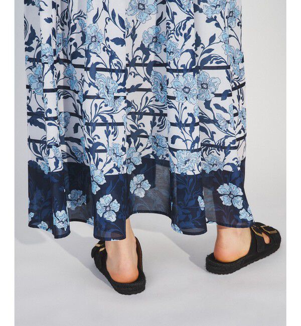 Diagram「オーナメントフラワープリントスカート」|スカート|