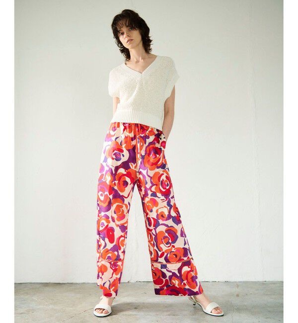 GRACE CONTINENTAL「ペイントカラーワイドパンツ」|その他|