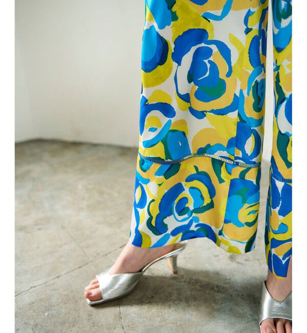 GRACE CONTINENTAL「ペイントカラーワイドパンツ」|その他|