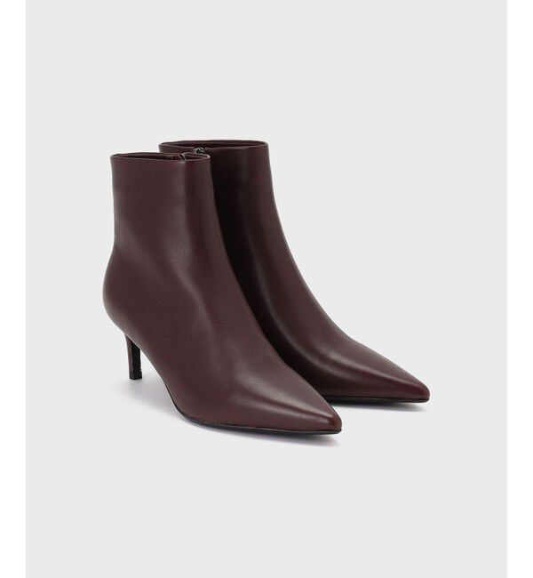  「MI/MAI NOURALOW」|ショートブーツ|ボルドー