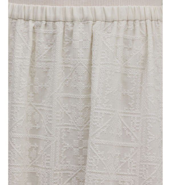 GRACE CONTINENTAL「ティアードエンブロイダリースカート」|スカート|