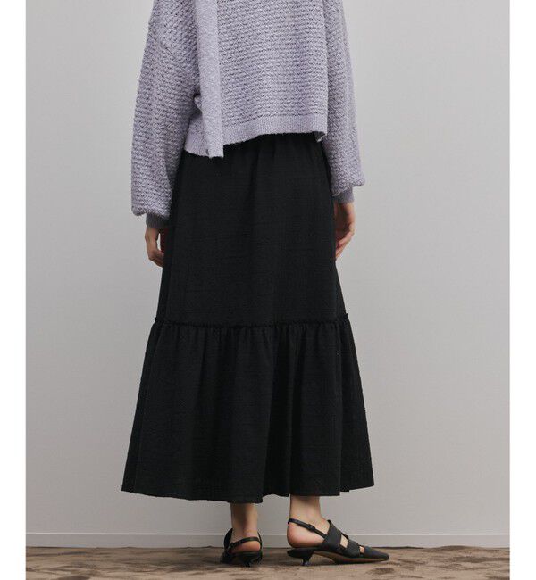 GRACE CONTINENTAL「ティアードエンブロイダリースカート」|スカート|