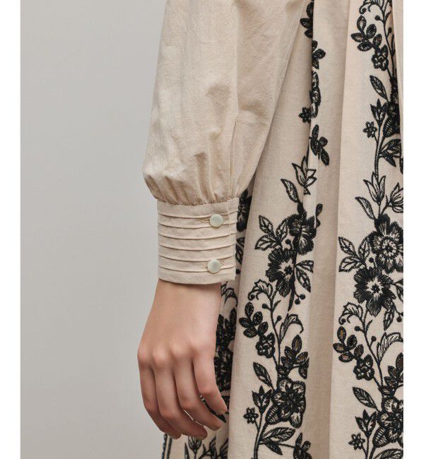 GRACE CONTINENTAL「パターン刺繍ワンピース」|ワンピース|