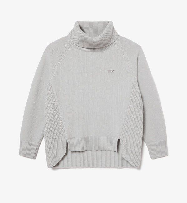 LACOSTE「ミドルゲージタートルネックニットセーター」|ニット・セーター|