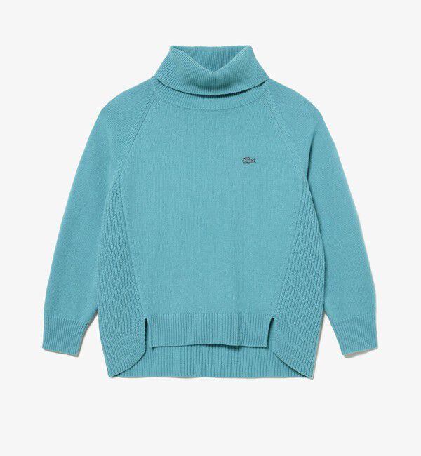 LACOSTE「ミドルゲージタートルネックニットセーター」|ニット・セーター|