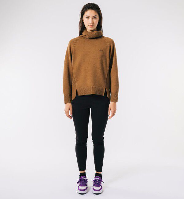 LACOSTE「ミドルゲージタートルネックニットセーター」|ニット・セーター|