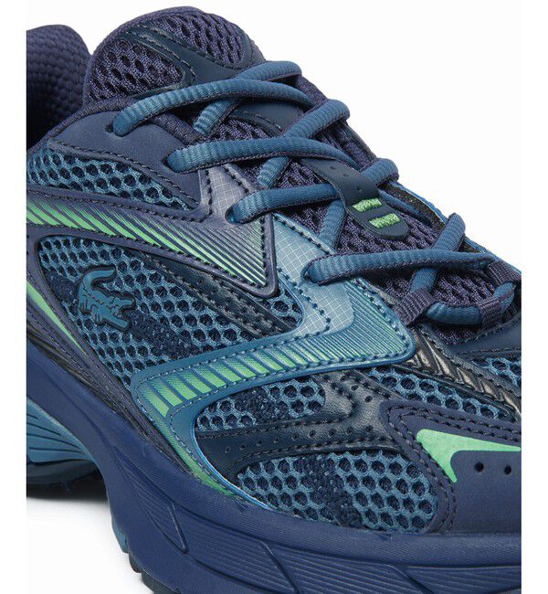 LACOSTE「レディース L003 NEO SHOT 125 1 SFA ビッグメッシュ ハイテクスニーカー」|スニーカー|