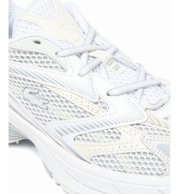 LACOSTE「レディース L003 NEO SHOT 125 1 SFA ビッグメッシュ ハイテクスニーカー」|スニーカー|