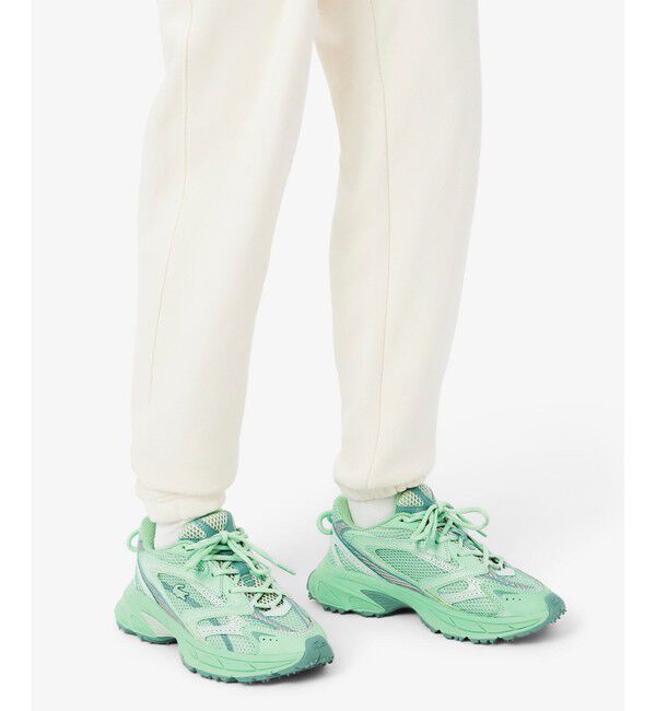 LACOSTE「レディース L003 NEO SHOT 125 1 SFA ビッグメッシュ ハイテクスニーカー」|スニーカー|グリーン