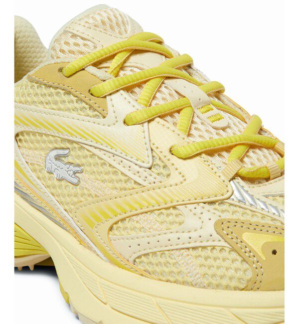 LACOSTE「レディース L003 NEO SHOT 125 1 SFA ビッグメッシュ ハイテクスニーカー」|スニーカー|