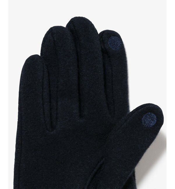 LACOSTE「カシミヤブレンドウールジャージグローブ」|手袋|