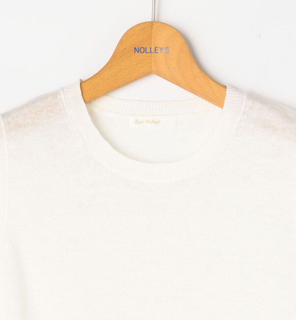 NOLLEY'S「《アンサンブル対応》《手洗い可能》フレンチリネンノースリーブプルオーバーニット」|ニット・セーター|