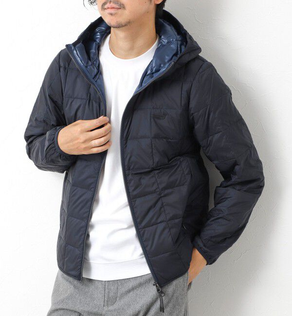 NOLLEY'S goodman「【TAION/タイオン】別注 クジラ刺繍HOOD W-ZIP DOWN JKT 25AW」|ダウン|ネイビー