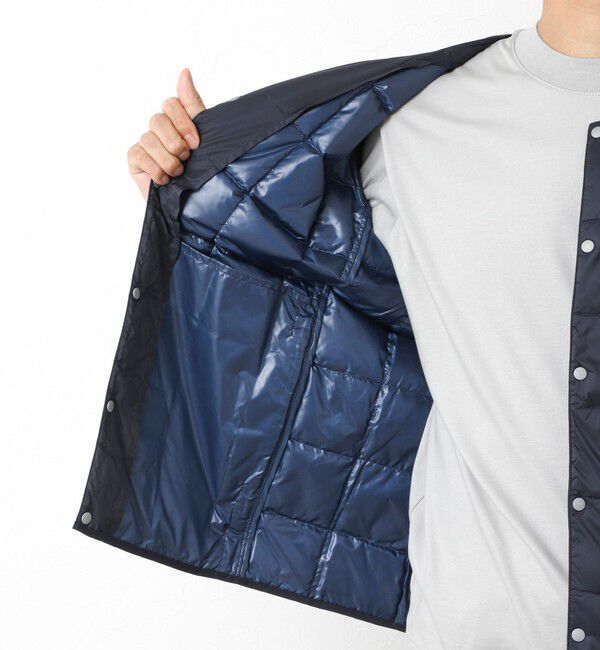 NOLLEY'S goodman「【TAION/タイオン】別注クジラ刺繍CREW NECK BUTTON DOWN JACKET」|ダウン|