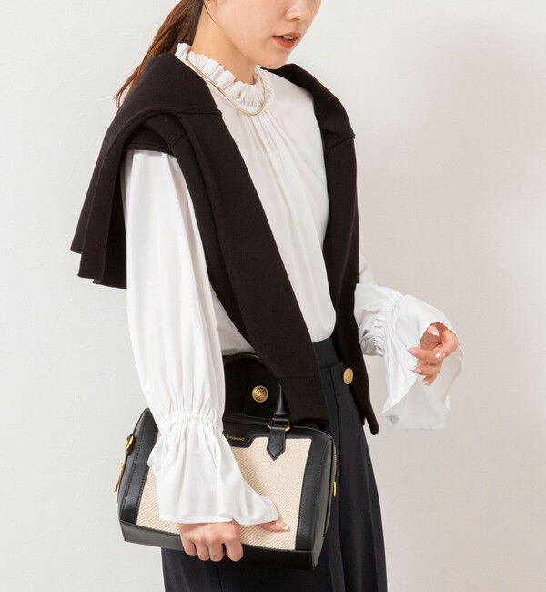 NOLLEY'S「ウォッシャブル襟フリルプルオーバーブラウス」|シャツ・ブラウス|