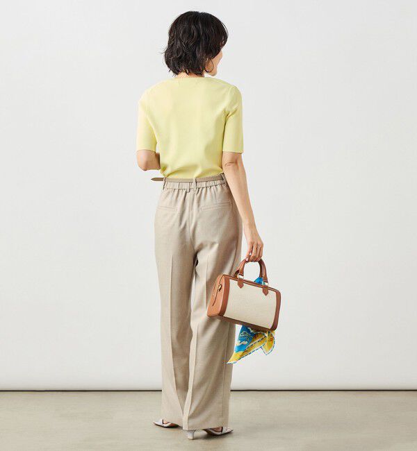 NOLLEY'S sophi「NEW morisachi《セットアップ対応》ウォッシャブルスラブオックスタックワイドパンツ」|その他|