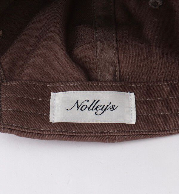 NOLLEY'S「【nolnol/ノルノル】ロゴ刺繍キャップ」|キャップ・キャスケット|
