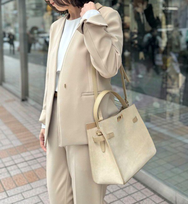 NOLLEY'S「HINERI　スエードバッグM」|トートバッグ|