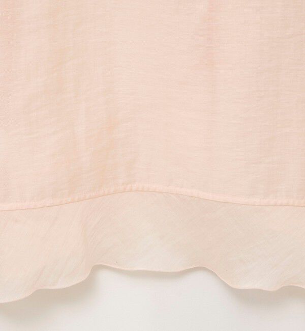 NOLLEY'S sophi「ウォッシャブルシアーラッフル羽織りブラウス」|シャツ・ブラウス|