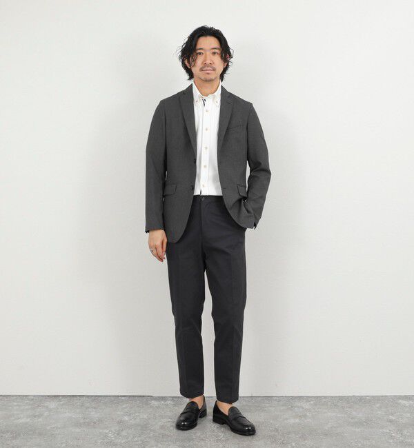 NOLLEY'S goodman「《ビジカジ対応》トリコットサッカーテープBD SS 半袖ボタンダウンシャツ 26SS」|シャツ・ブラウス|