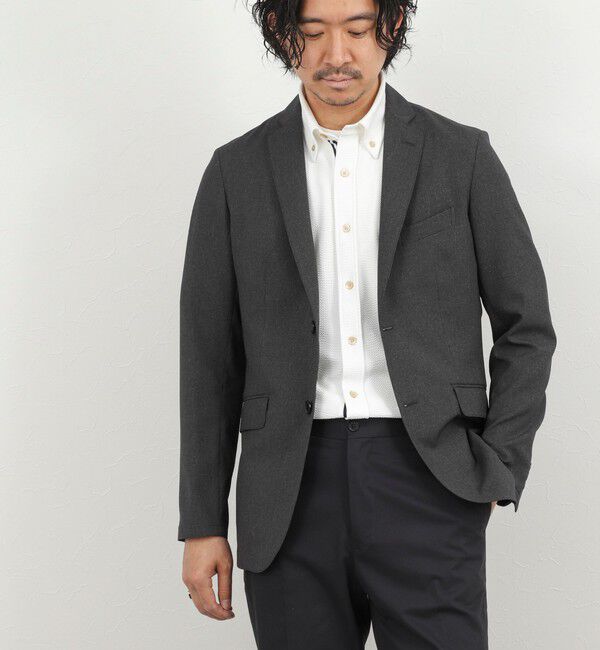 NOLLEY'S goodman「《ビジカジ対応》トリコットサッカーテープBD SS 半袖ボタンダウンシャツ 26SS」|シャツ・ブラウス|