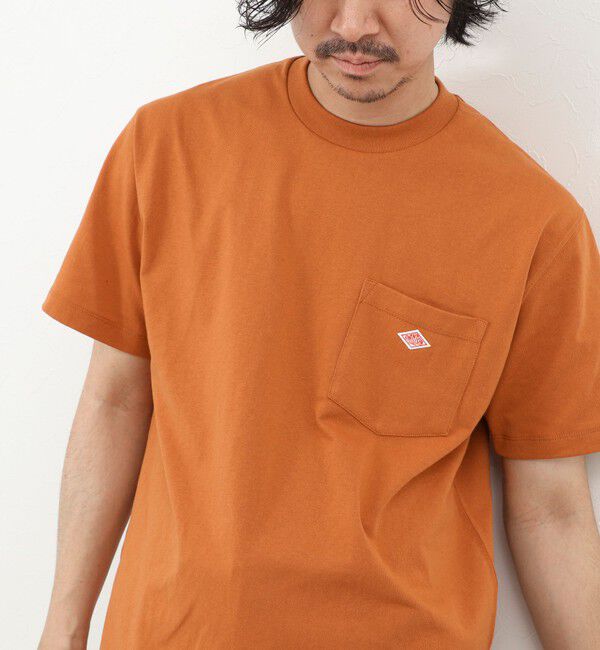 NOLLEY'S goodman「【DANTON/ダントン】POCKET T-SHIRT SOLID 26SS（DT-C0198TCB SOLID）」|Tシャツ・カットソー|オレンジ