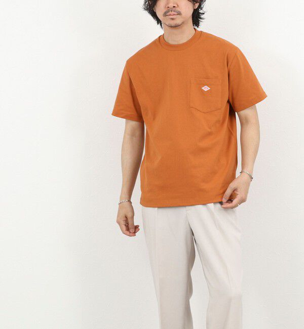 NOLLEY'S goodman「【DANTON/ダントン】POCKET T-SHIRT SOLID 26SS（DT-C0198TCB SOLID）」|Tシャツ・カットソー|