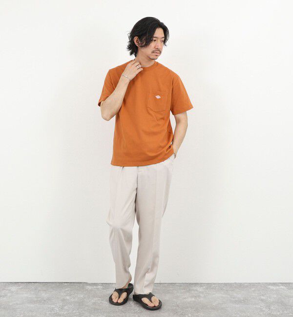 NOLLEY'S goodman「【DANTON/ダントン】POCKET T-SHIRT SOLID 26SS（DT-C0198TCB SOLID）」|Tシャツ・カットソー|
