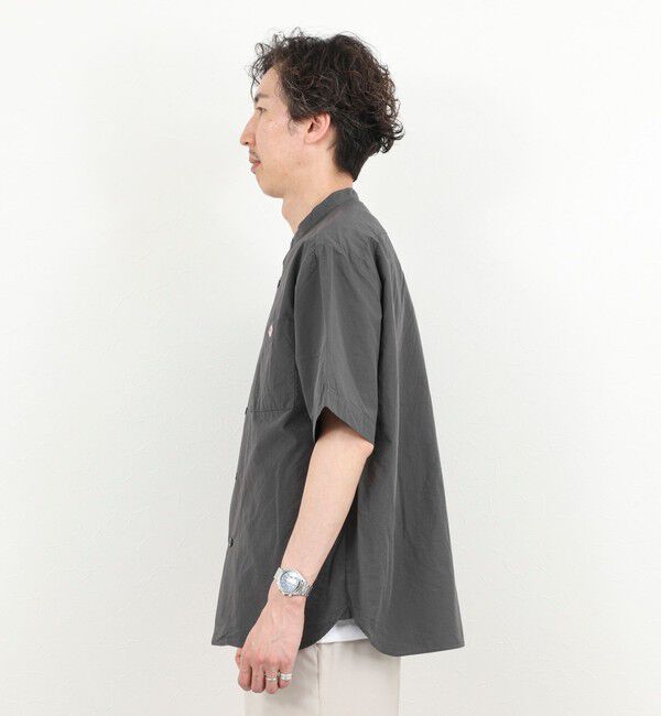NOLLEY'S goodman「【DANTON/ダントン】BAND COLLAR SHIRT SS 26SS（DT-JD3788 SCL）」|シャツ・ブラウス|