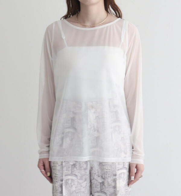 fredy emue「ランドスケープシアープルオーバー」|Tシャツ・カットソー|