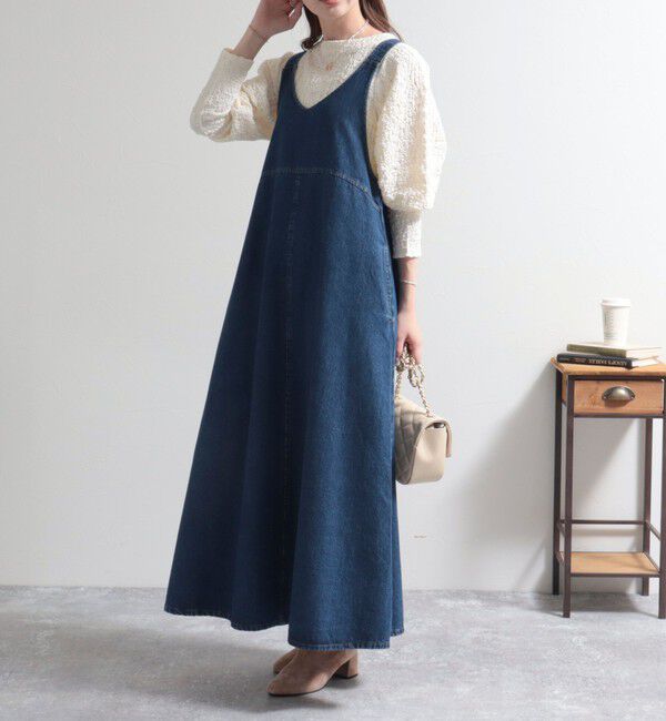 fredy emue「デニムジャンスカ」|ワンピース|