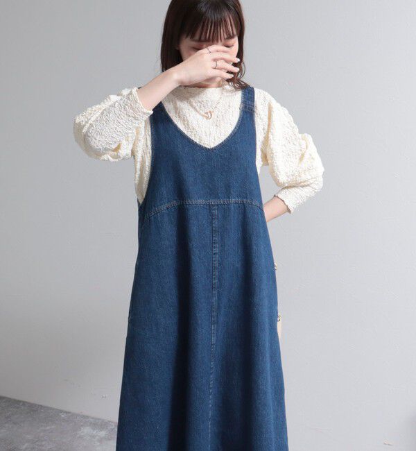 fredy emue「デニムジャンスカ」|ワンピース|