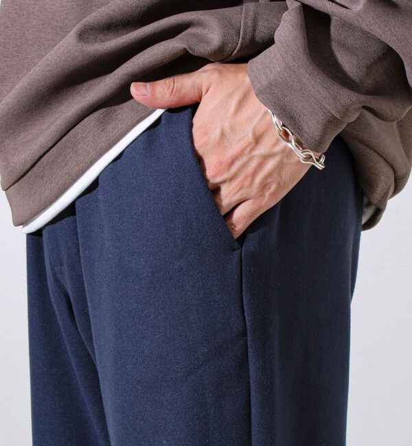 GLOSTER「【セットアップ対応】両面起毛ストレッチイージーパンツ」|チノ|