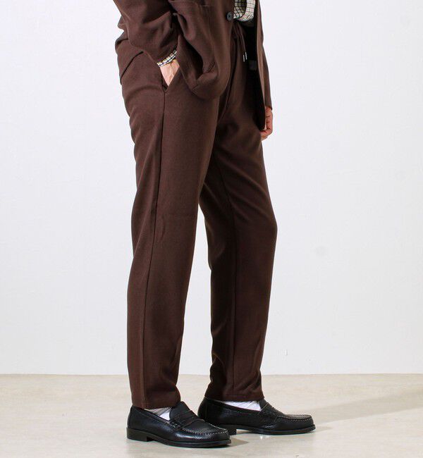 GLOSTER「【セットアップ対応】両面起毛ストレッチイージーパンツ」|チノ|
