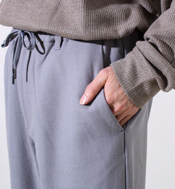 GLOSTER「【セットアップ対応】両面起毛ストレッチイージーパンツ」|チノ|