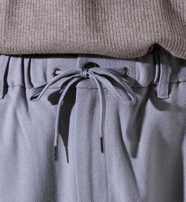 GLOSTER「【セットアップ対応】両面起毛ストレッチイージーパンツ」|チノ|